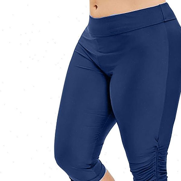 

20 wome cropped leggings solid bandage plus size skinny sport training leggings cropped athletic leggings sport women fitness, Black