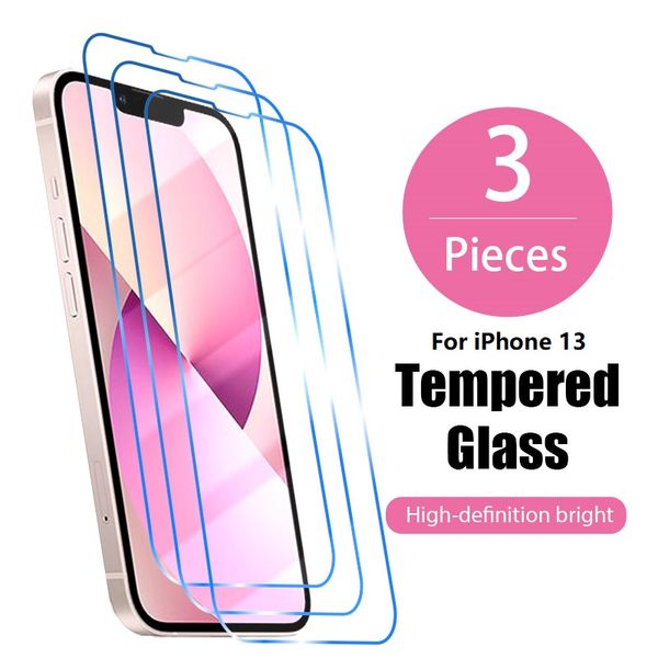 

lx brand 3pcs screen protector for iphone 13 12 11 pro max tempered glass for iphone x xr xs 7 8 6s 6 5 5s plus se 13 12 mini glass