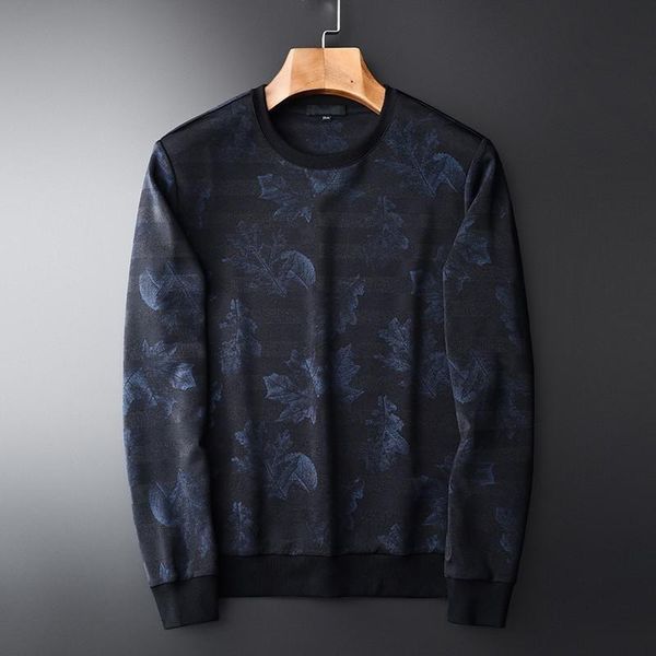 

men's hoodies & sweatshirts spring autumn sweatshirt male yarn dyed round collar men fashion slim fit soft mens plus size 4xl, Black