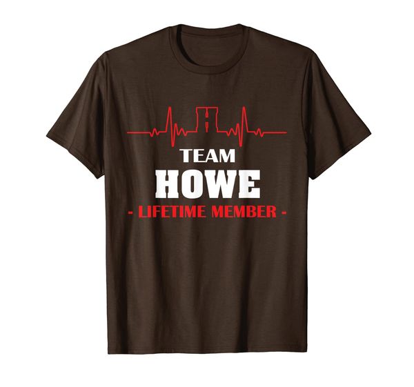 

team howe lifetime member family youth kid shirt 5ts, White;black