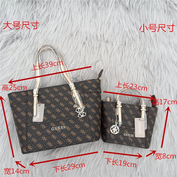

printed bag gs oblique cross shopping hand wind women's pu
