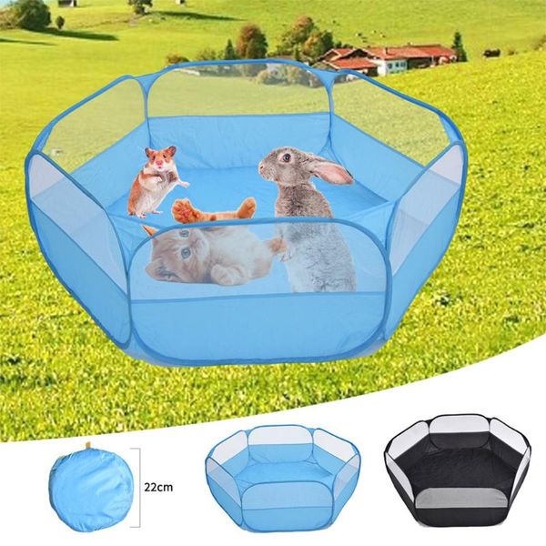 

cat carriers,crates & houses pet playpen portable open small animal tent game fence for hamsters guinea pigs indoor outdoor foldable
