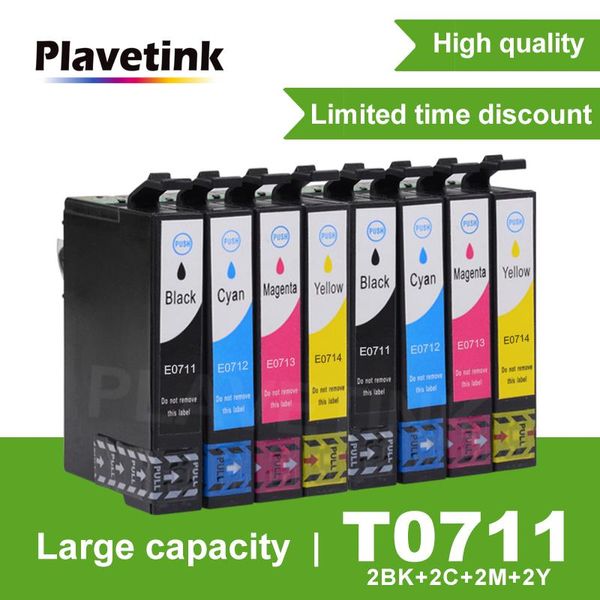 

ink cartridges plavetink t0711-t0714 cartridge for stylus d78 sx110 sx215 sx218 sx400 sx405 sx410 sx415 sx510w sx515w dx7400