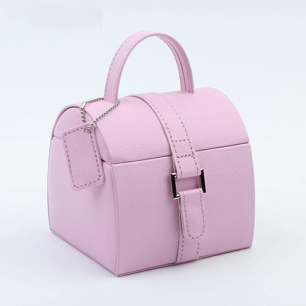 

jewelry box european-style double-layer hand jewelry storage box simple large-capacity earrings ring necklace