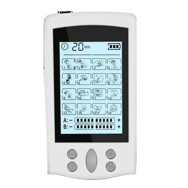

electric massagers 16 modes therapy body massager dual channel muscle stimulator pulse physiotherapy treatment devices us plug