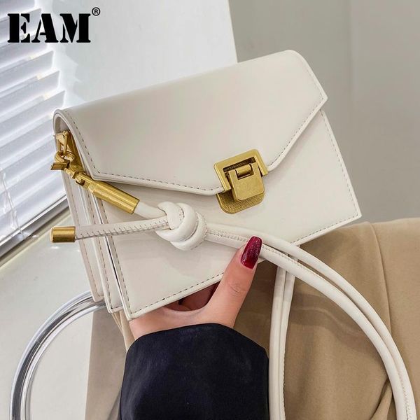 

cross body [eam] women square small pu leather flap personality all-match crossbody shoulder bag fashion tide 2021 18a2028