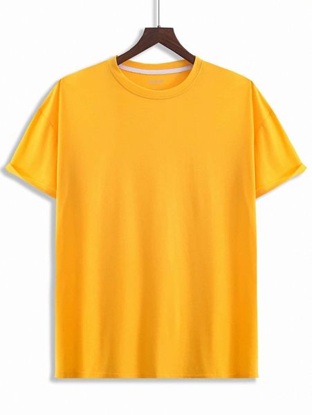 

men solid drop shoulder tee h0vg#, White;black