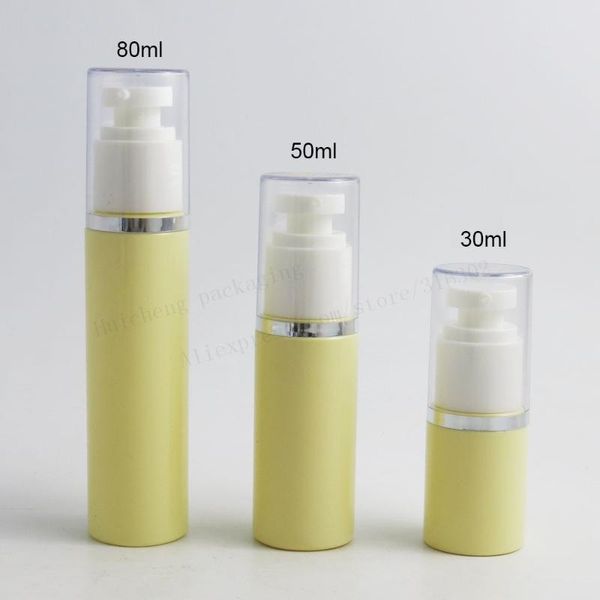 

30 x travel refillable 30ml 50ml 80ml pp cream lotion pump bottles dispensing cream containers cosmetic packaging