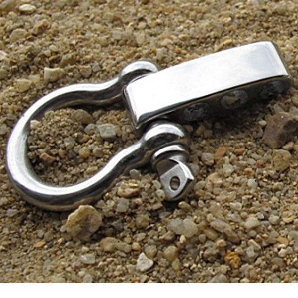 

5pcs zinc alloy o shape shackle + 4 holes adjuster for outdoor camping hiking survival rope bracelets buckle carabiner a jlljxg