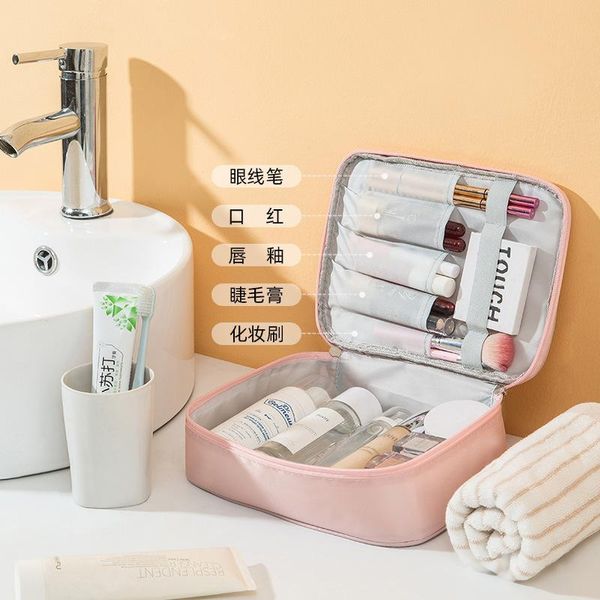 

cosmetic bags & cases ins travel large capacity waterproof cartoon storage bag purple multi-functional lazy wash portable