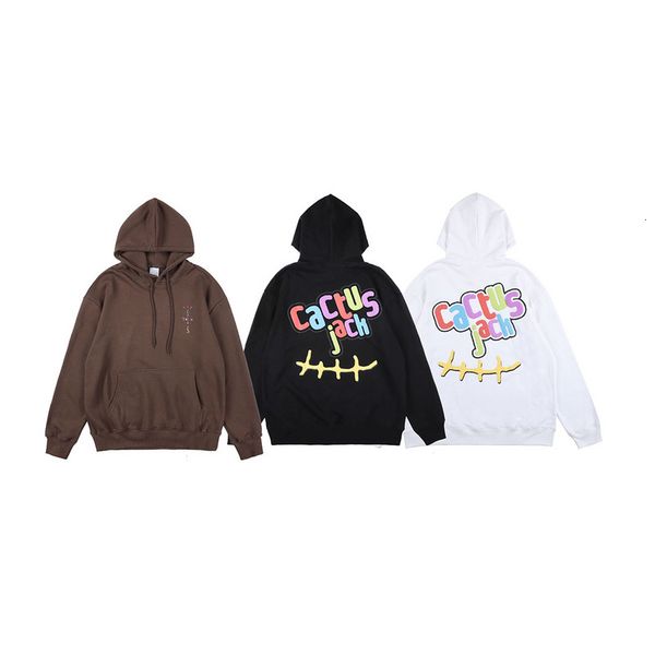 

men's hoodies & sweatshirts harajuku men's hoodie, cactus jack printed loose sweater, street fancy clothes, large, Black