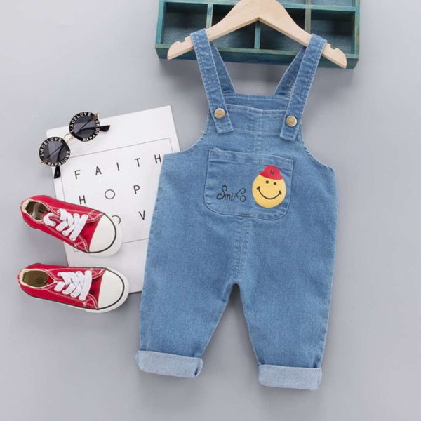 

2020 spring new children's jeans carrying pants can be openedjh3l, Blue