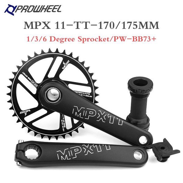

bike heels & chainwheels prowheel crank 170mm 175mm bicycle chainring 30t 32t 34t 36t 38t 40t 42t narrow width mtb sprocket for sh