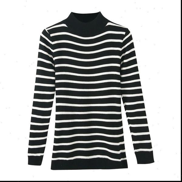 

stripe thermal underwear long johns women warm sweater velvet pullovers thick women winter warm layers sweater, White;black