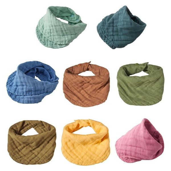 

bibs & burp cloths baby infant cotton bib born feeding saliva towel bandana cloth boy gifts