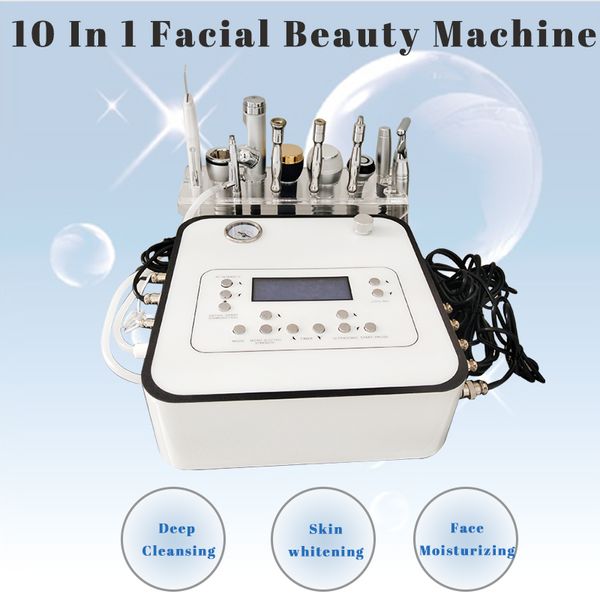 

10 in 1 multifunctional diamond microdermabrasion machine microwave facial beauty instrument wrinkle removal face lifting