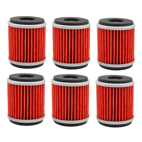 

parts 6pcs high premium cartridge oil filter for fantic 250 caballero 2011 2012