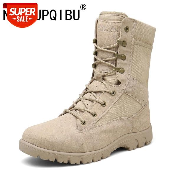 

brand boots men combat boots high leather breathable tactical outdoor training shoes wear resistant security shoes #vg3o