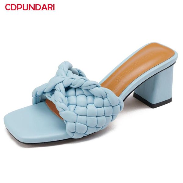 

sandals fashion weave high heels women summer casual shoes ladies sandales femmes Ã©tÃ© nouveau 2021 sandalias mujer, Black