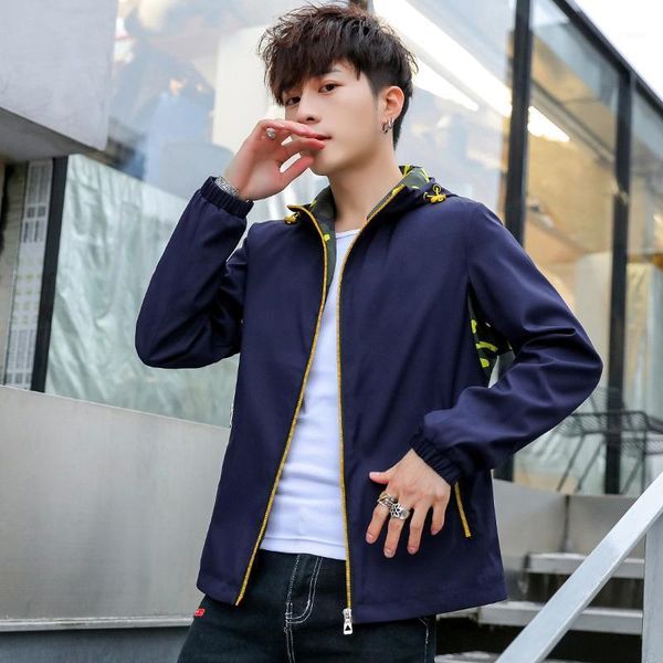 

men's jackets rollsrari long sleeved jacket men harajuku windbreaker hooded hip-hop streetwear zipper coats 113, Black;brown