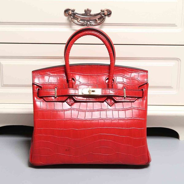 

bag women's new leather bag fashion leather alligator bag bagszly