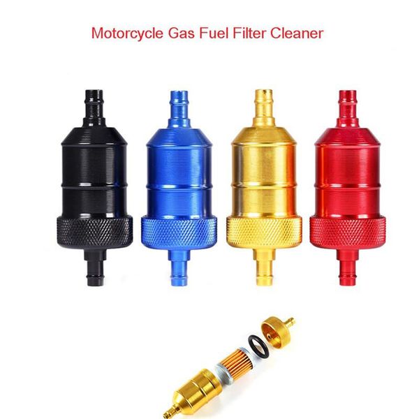 

parts 5 color 8mm petrol gas fuel filter cleaner for motorcycle pit dirt bike atv quad inline oil