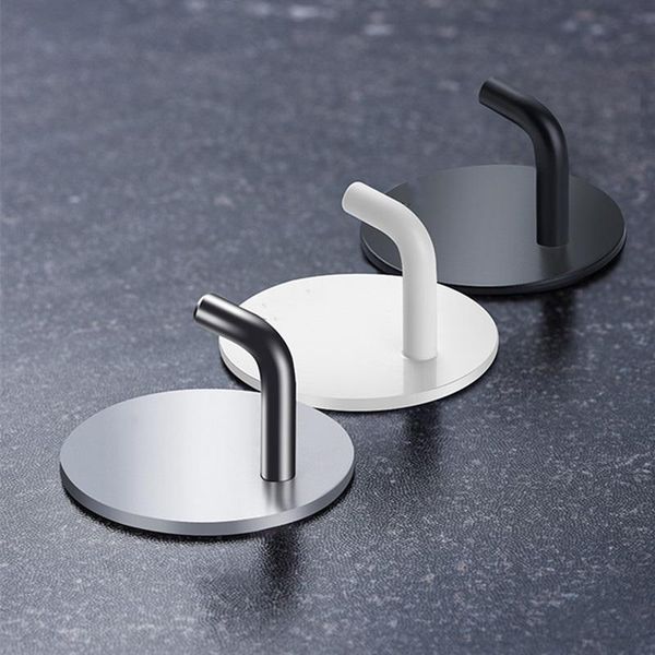 

hooks & rails stainless steel bathroom hook self adhesive kitchen wall hanger towel robe coat rustproof