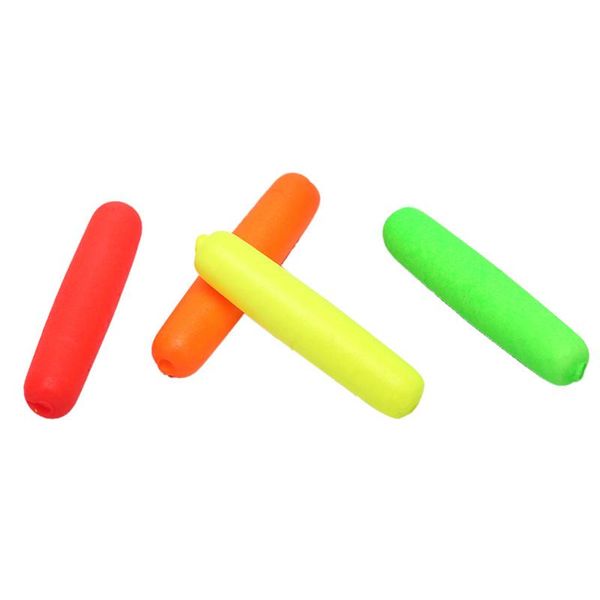 

fishing accessories 10pcs straight eye-catching bean medium 1.8x0.4cm foam float