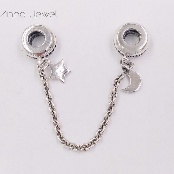 DIY Charm Bilezikler Takı Pandora Güvenlik Zinciri Bilezik Yapma Bilezik Kişisel Galaxy Lüks Tasarım Stil Spacer Boncuk Kadın Erkek Doğum Günü Hediyeleri 797512CZ-05