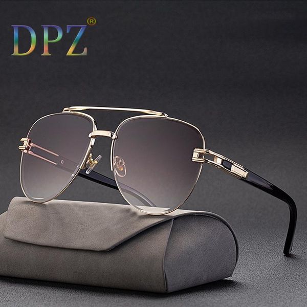 

sunglasses mach six classic frameless retro men's aviation fashion trend women's wild luxury uv400, White;black