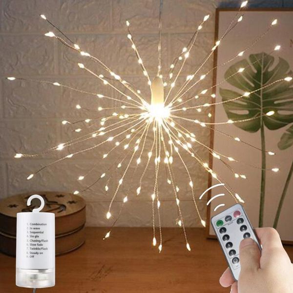 

strings firework lamp led fairy copper wire lantern string lights star light outdoor waterproof romantic decorative hanging
