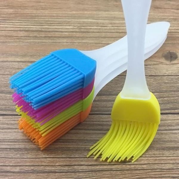 

tools & accessories 1pc silicone basting pastry brush oil brushes for cake baking kitchen bbq bread safety butter l6c9