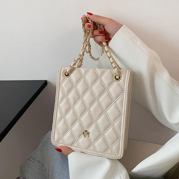 

shoulder bags niche design diamond chain bag female wild 2021 high-end crossbody square underarm width: 18cm