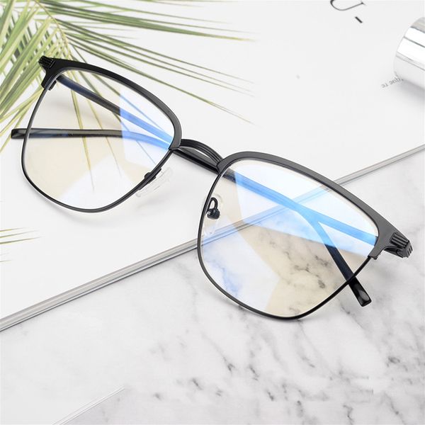 

luxury designer glasses 2021 brand designer lightweight eyeglasses titanium optical prescription frame men's women full-rim square read, White;black