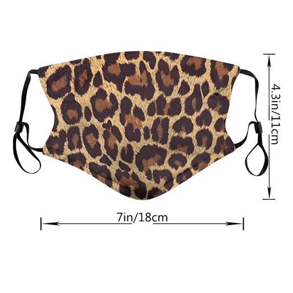 

leopard fashion mask trend telcopic ear belt cotton riding party