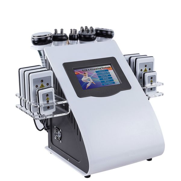 

6 in 1 ultrasound slimming 40k radio freuqnecy rf vacuum cavitation laser liposuction lipo beauty machine