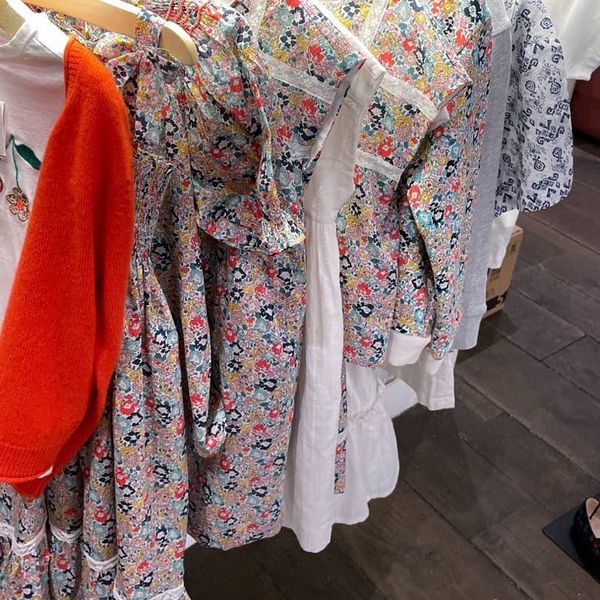 

pre-sale 2021 new spring summer 2 year old baby girl clothes baby girl dress girls summer fashion dresses 210225, Red;yellow