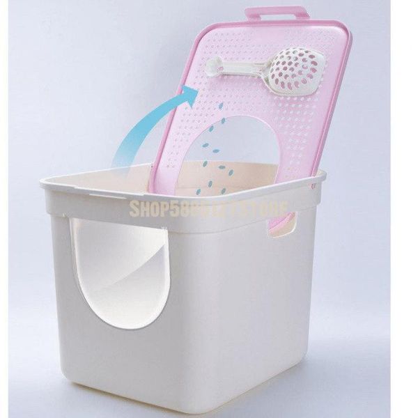 

cat litter basin in anti splash double door cat toilet large fully enclosed deodorant deodorant excrement basin prod