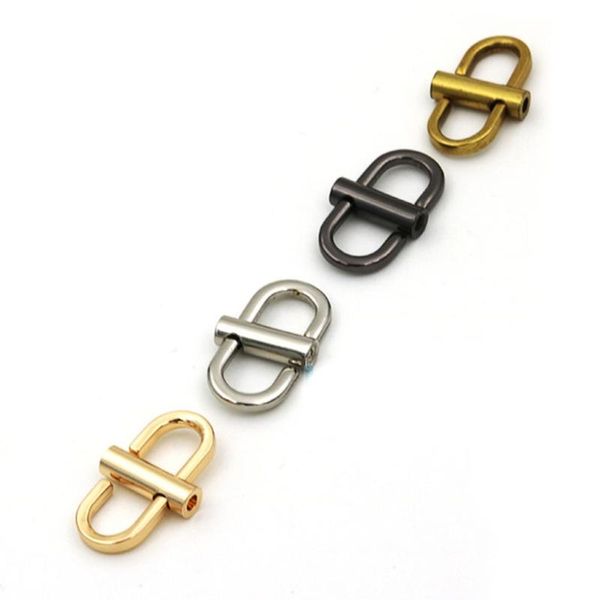 

bag parts & accessories handbag metal shoulder chain adjust shortening buckle, Black