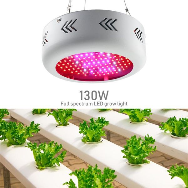 

full spectrum led grow light 130w ir+uv+whte led phyto lamps for plant seed of indoor flower green vegs hydroponics system light