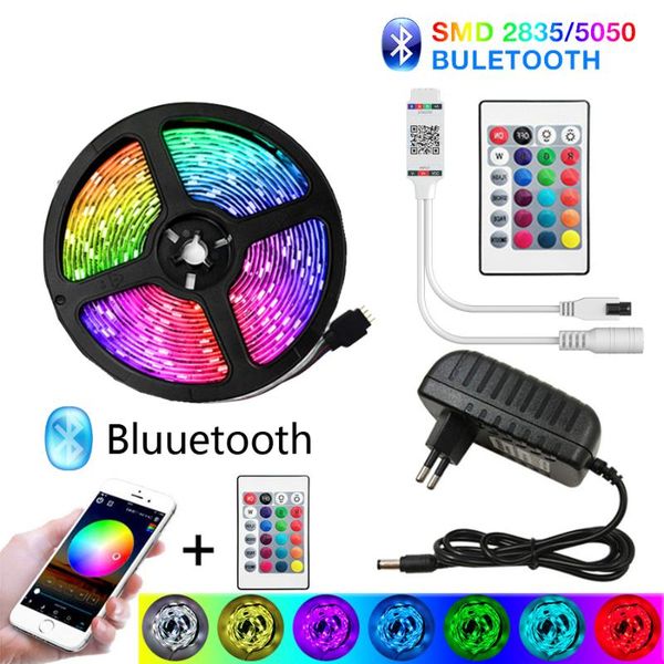 

homejsdh bluetooth led strip festoon led lights smd waterproof rgb decoration sled tv light diode tape 220v