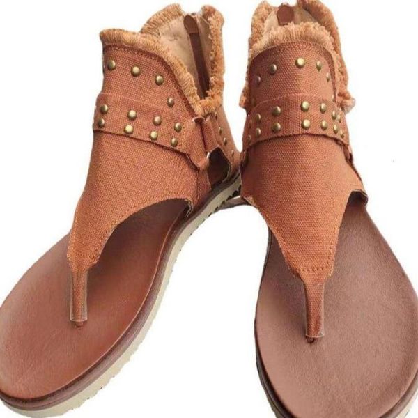 

sandals women 2021 summer gladiator shoes clip toe flip flops casual zip vintage roman female flats, Black