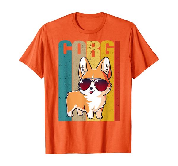 

corgi t-shirt vintage retro corgi for dog lover corgi lovers t-shirt, White;black