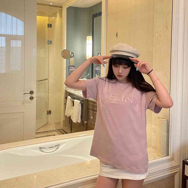

pure yuan version designer 2022 early spring summer new steel three-dimensional letter printing men's and women's same aging coupl, White
