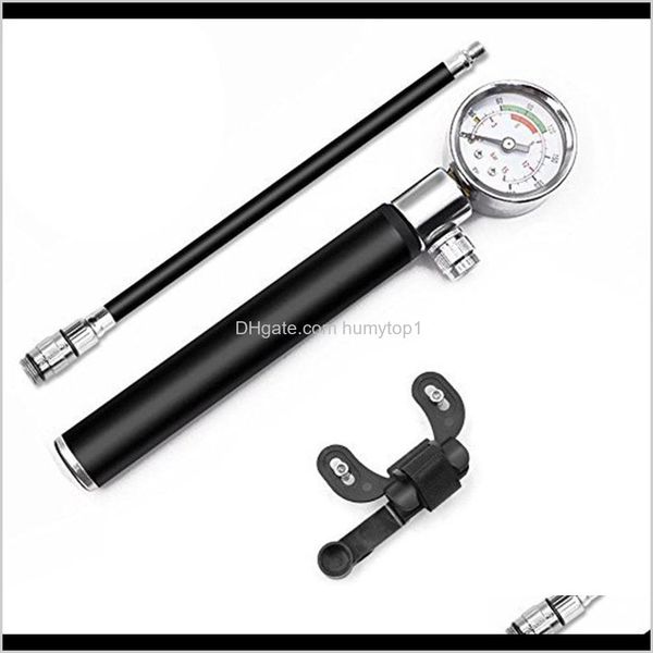 

bicycle accessories pump with gauge 88psi high pressure shock hand mini pump hose air inflator schrader gs02d cycling bike fork pump p wo5sm