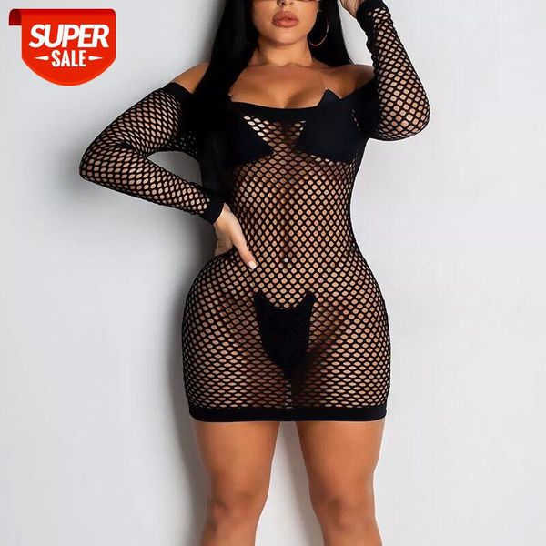 

4colors summer women bikini cover up fish net hollow out crochet beachwear dress female bathing mesh off shoulder cover-ups #ty0u, White;black