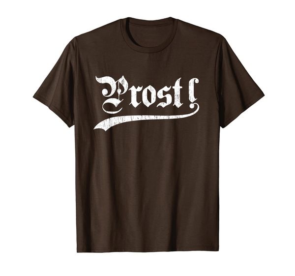 

vintage prost drinking beer oktoberfest american germany t-shirt, White;black