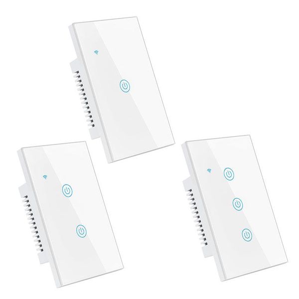 

smart home control us standard wifi contact switch wall light with wireless remote