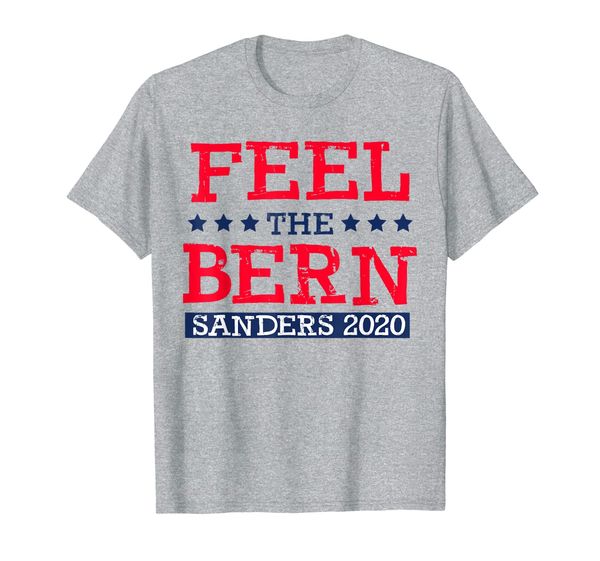 

feel the bern bernie sanders 2020 shirt, White;black