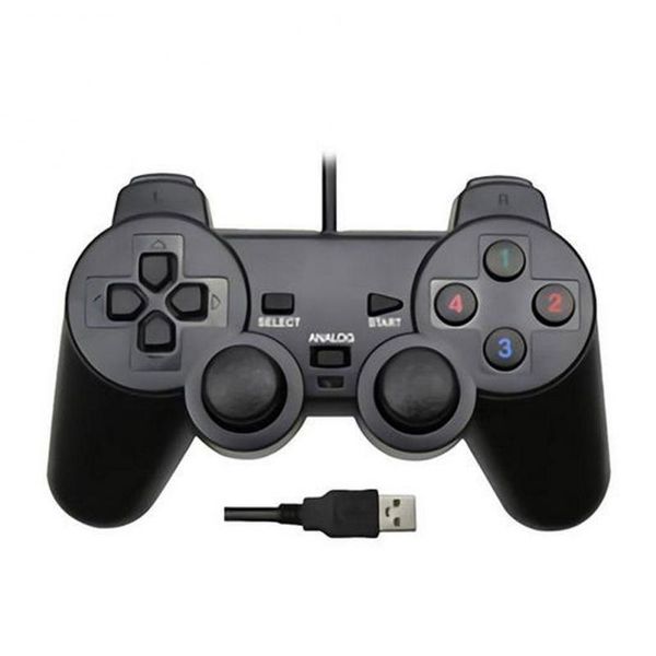 

game controllers & joysticks wired usb pc controller gamepad for winxp/win7/8/10 joypad windows computer lapblack joystick